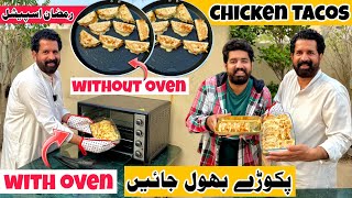 Crispy Chicken Tacos 🌮 Recipe - Iftar Special Snacks - Tacos Without Over - BaBa Food RRC Vlogs