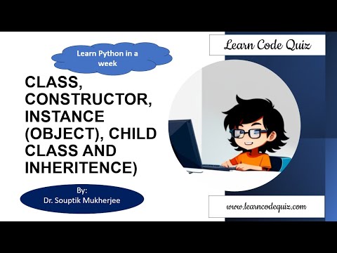 Learn Code Quiz: Data Science | Classes, Constructors, Objects and  Inheritance | Python