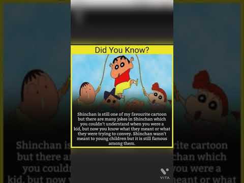 Did you know? why shinchan was banned in India 2008 ? #shorts #shinchan #cartoon #facts