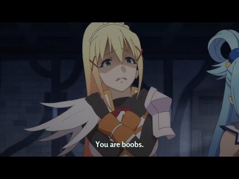 Kazuma's thoughts on Darkness || KonoSuba Funny Moment #1