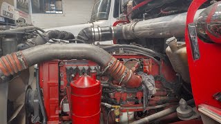 CUMMINS ISX shut down, code 482. Engine turned off fault code 482 (subtitles)
