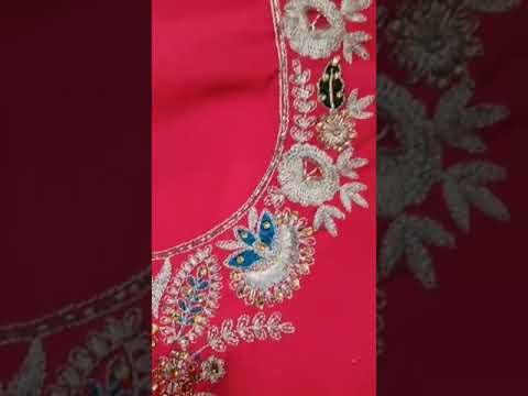 karva chauth hand work suit design