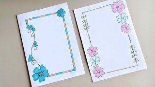 Border Designs/Border design for project/Project work designs/Assignment front page design handmade