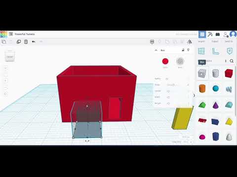 Tutorial on building a house and larger objects in Tinkercad