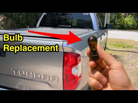 Toyota Tundra rear turn signal bulb replacement - DIY