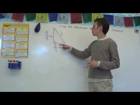 Pythagorean Theorem with Fractions