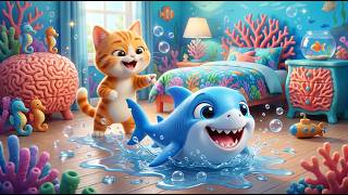 Color Bubble Mix-Up 🎨 Baby Shark Turns Blue & Top Learn Colors Educational Nursery Rhymes for Kids