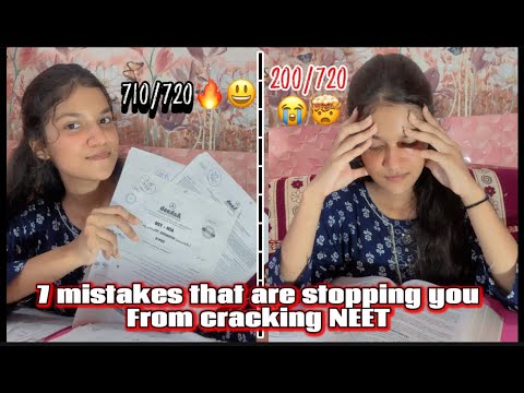7 Mistakes You Should Avoid as A NEET Aspirant! | For NEET 2026 & 2027