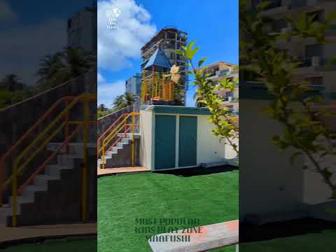 Most Popular Kids Play Zone | Maafushi | Most Beautiful Kids Zone. #travel #blogger #play #zone