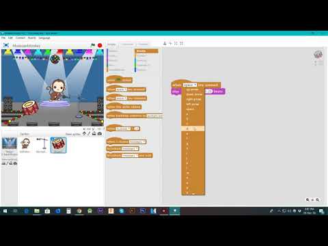Musician Monkey - AdamaScript Lesson 1