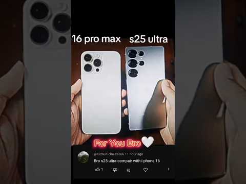 iPhone 16 Pro Max vs Samsung S25 Ultra – Speed & Benchmark Comparison Test! #iphone #samsung