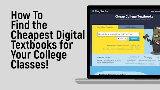 How to Find the Cheapest Digital Textbooks for Your College Classes [easy]