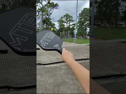 Pickleball drill practice with...pine cones!?!?!