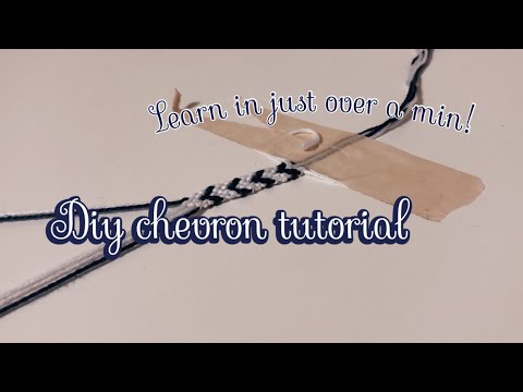 DIY Chevron Bracelet (short tutorial)
