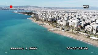 Athens seaside Drone video | Palaio Faliro | Greece