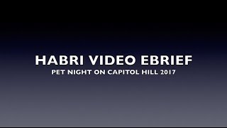 HABRI Video eBrief - Pet Night on Capitol Hill