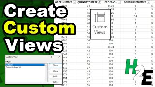 Create Custom Views in Excel