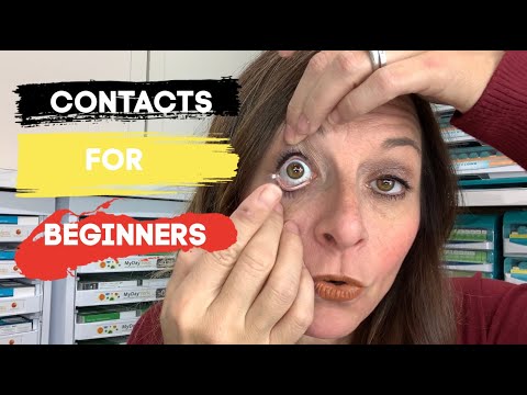 How To Put In And Take Out Soft Contact Lenses : Contact Lenses For Beginners