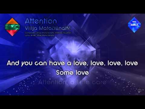 Vilija Matačiūnaitė - "Attention" (Lithuania) - [Instrumental version]