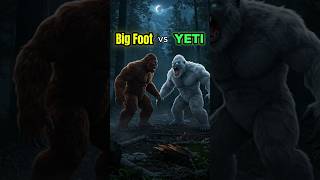 Bigfoot vs Yeti The Ultimate Clash of Legends! #yeti #bigfoot #battel #vs  #wildlifebattle