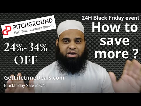 Pitchground Blackfriday Sale is ON - How to get 24% Discount on All Pitchground Blackfriday Deals?