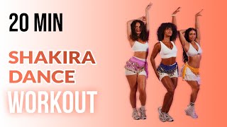 20 MIN SHAKIRA DANCE WORKOUT | HIPS WORKOUT | FUN CARDIO 