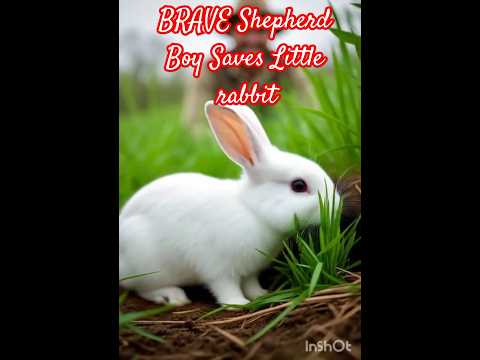BRAVE Shepherd Boy Saves Little Rabbit🐰#animation #shorts