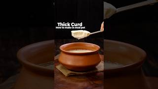 The Secret to Making THICK Curd at Home #shorts #howtomakecurdathome