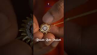 This Raksha Bandhan, gift your brother a pure silver reusable pendant rakhi ✨ #rakshabandhan