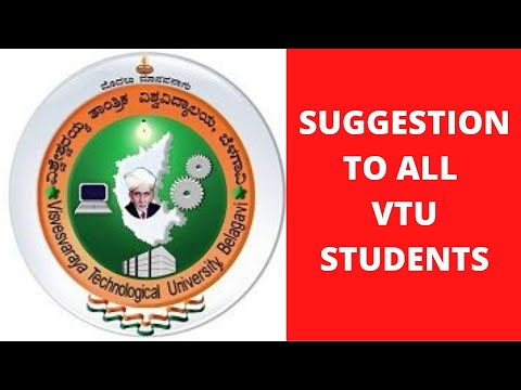 vtu updates today | vtu exams | My suggestion to all vtu students