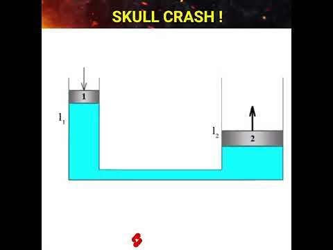 Skull crash ! 😱 || hydraulic press machine work principle || #shorts #youtubeshorts