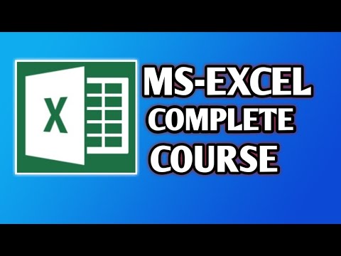 MICROSOFT EXCEL COMPLETE COURSE