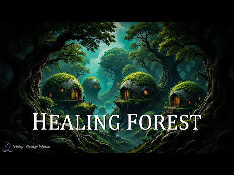 Healing Forest Ambience | 174Hz + 417Hz + 741Hz | Pain Relief, Emotional Cleansing & Energy Renew...