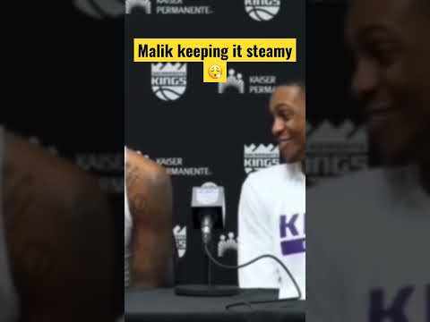 MALIK & FOX BROMANCE #nba #sacramentokings #beamteam #malikmonk #deaaronfox #bromance #kings