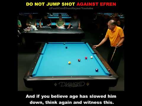 Do Not Attempt A Jump Shot Like this Against EFREN REYES