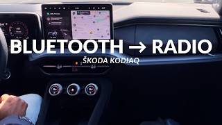 How to Switch from Bluetooth to Radio in the Škoda Kodiaq