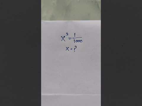 X=? Exponential Equation #maths #mathematics