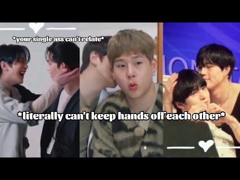 Minhyuk and Jooheon being absolutely IN LOVE with each other