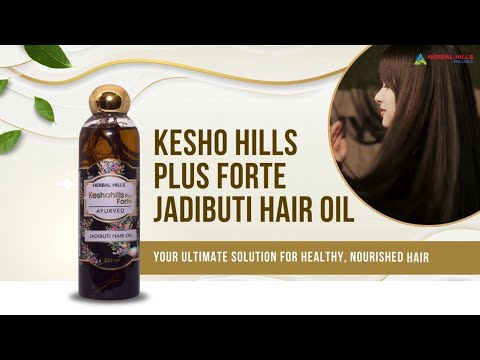 Keshohills Forte Jadibuti Hair Oil For Strong, Long and Thick hair Nourishes Scalp Control Hair Fall