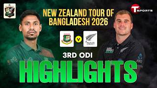 HIGHLIGHTS | Bangladesh vs New Zealand, 3rd ODI | New Zealand tour of Bangladesh | T Sports