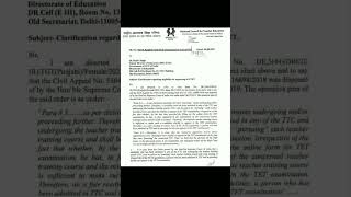 Clarification regarding eligibility for appearing in CTET....#NCTE guidelines...