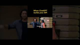When chatGPT writes your API #ai #chatgpt #codewithme #vibecoding #aicoding #funnyai #funnyaivideo