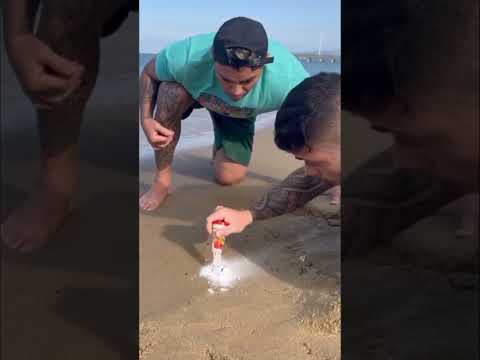 WHAT IS INSIDE THE SAND⌛⌛???  ||FUNNY ||#entertaining#funny #sand #shorts @Fullonshorts-28