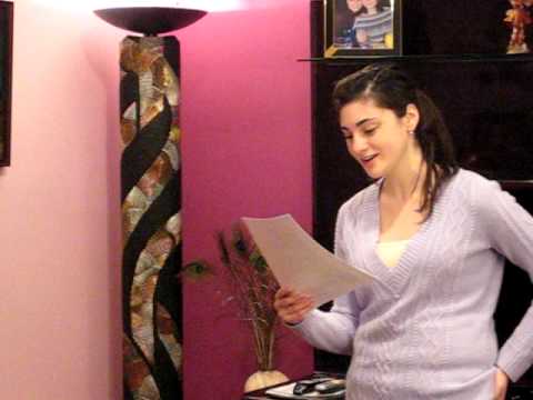 Jessica Singing Winter Wonderland