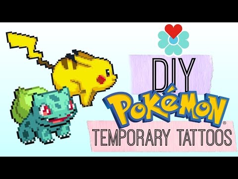 〖Jewelbits〗DIY Pokemon Temporary Tattoos
