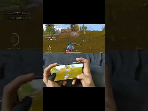 IPhone XR 4 Finger Handcam Test 😈 #pubgshorts #pubg #shorts
