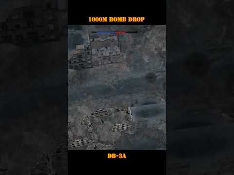 #WarThunder - DB-3A 1000 meter bomb drop on Chi-He! #sabaton #gaming