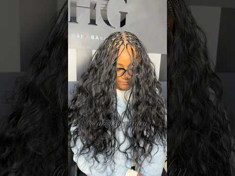 BOHO BODY WAVE BRAIDS 🌊💃🏾 🎯 #bohobraids #braidstyles #knotlessbraids #bundles #hairstyles
