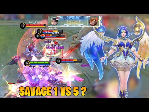 Trying Lunox Libra Revamp, Once Combo Auto Savage!! | Mobile Legends