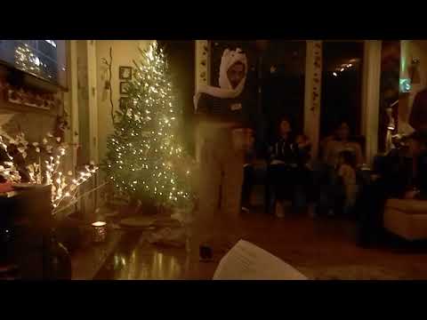 Polar Bear Sam at Christmas Party